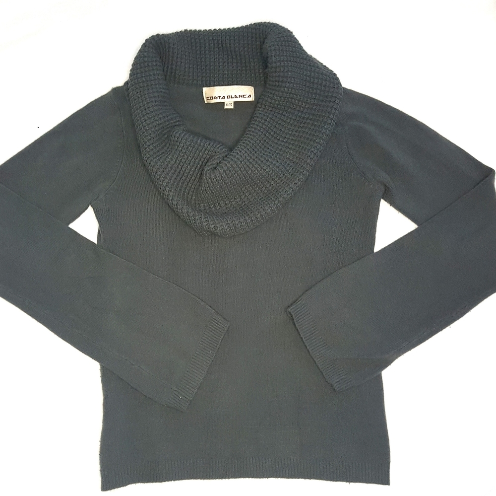 CB Grey cowl neck sweater